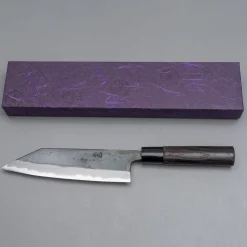 Motokyuuichi Shirogami #2 Kurouchi Bunka 18 cm