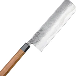 Munetoshi Blooming Iron Nashiji Nakiri 21 cm