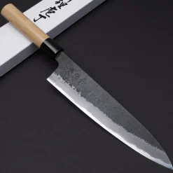 Mutsumi Hinoura Shirogami#2 Kurouchi Nashiji Gyuto 24 cm