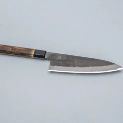 Mutsumi Hinoura Shirogami Kurouchi Nashiji Gyuto 18 cm