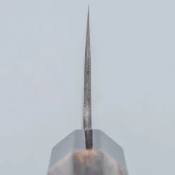 Mutsumi Hinoura Shirogami Kurouchi Nashiji Gyuto 18 cm