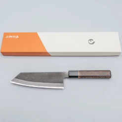Mutsumi Hinoura Shirogami Kurouchi Nashiji Bunka 16.5 cm