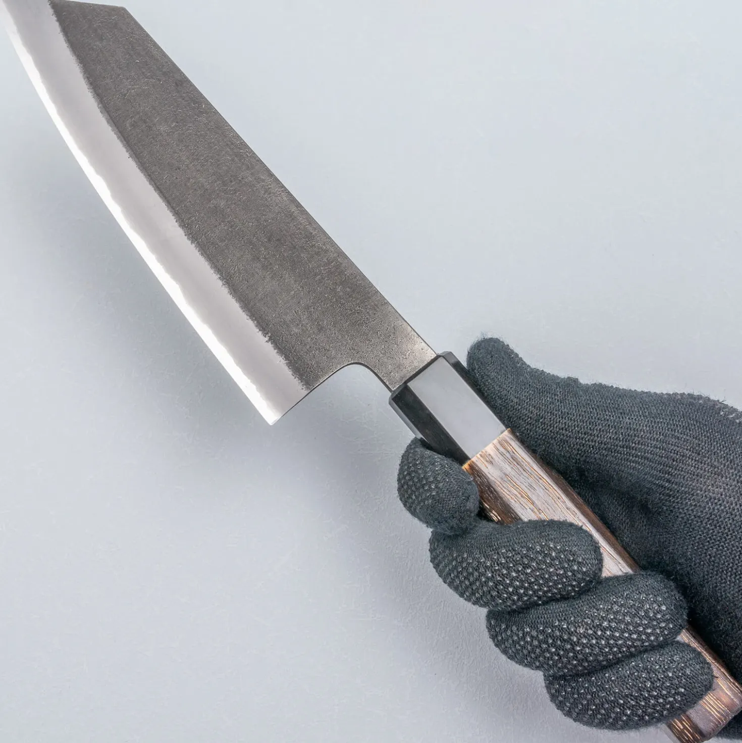 Mutsumi Hinoura Shirogami Kurouchi Nashiji Bunka 16.5 cm