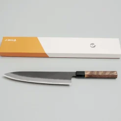 Mutsumi Hinoura Shirogami Kurouchi Gyuto 24 cm
