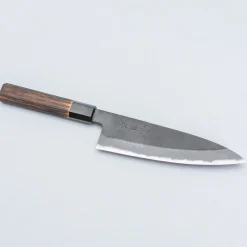 Mutsumi Hinoura Shirogami Kurouchi Gyuto 18 cm