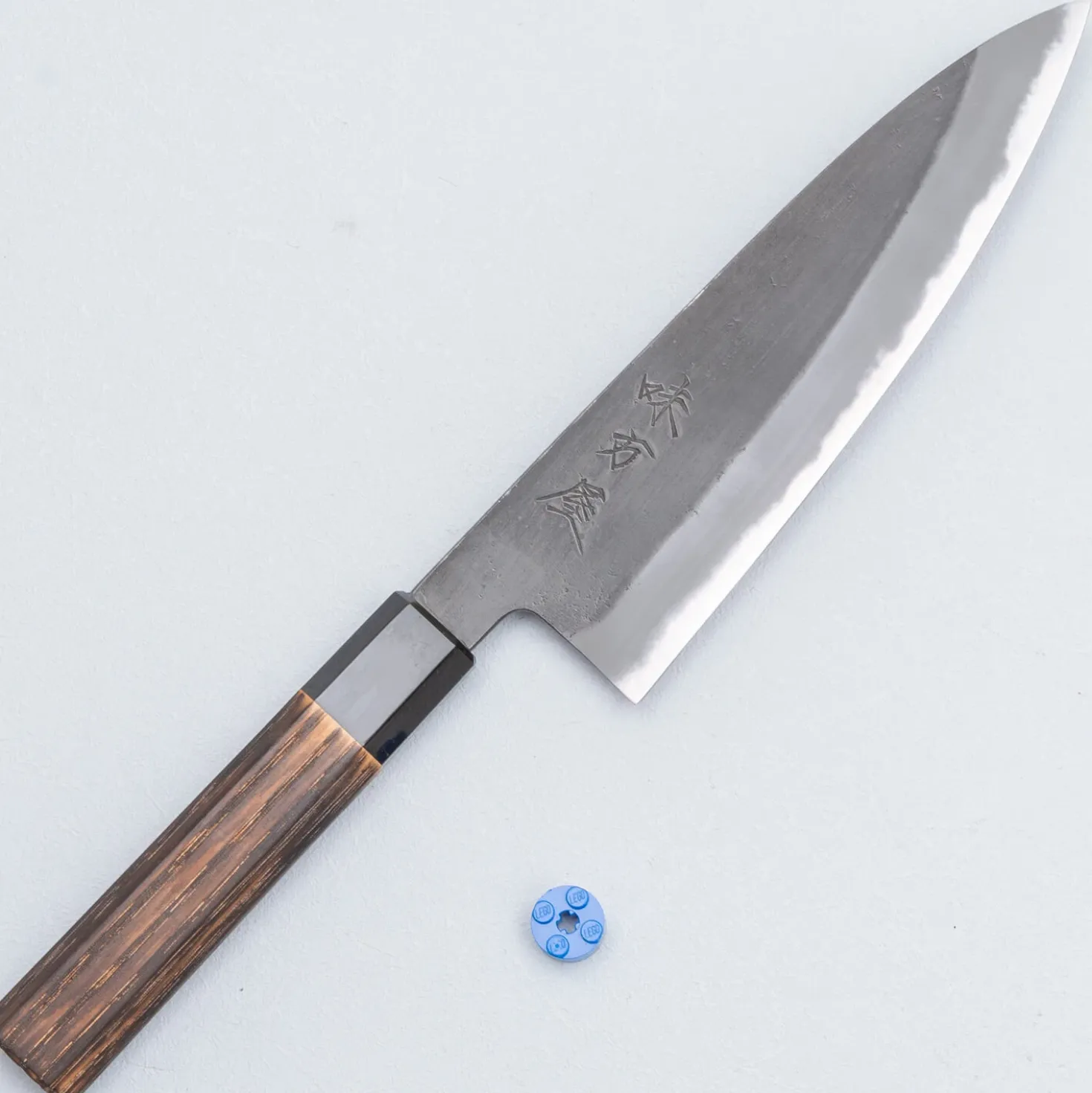 Mutsumi Hinoura Shirogami Kurouchi Gyuto 18 cm