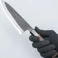 Mutsumi Hinoura Shirogami Kurouchi Gyuto 18 cm