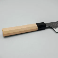 Mutsumi Hinoura Shirogami #2 Kurouchi Damast Aomori Gyuto 24 cm