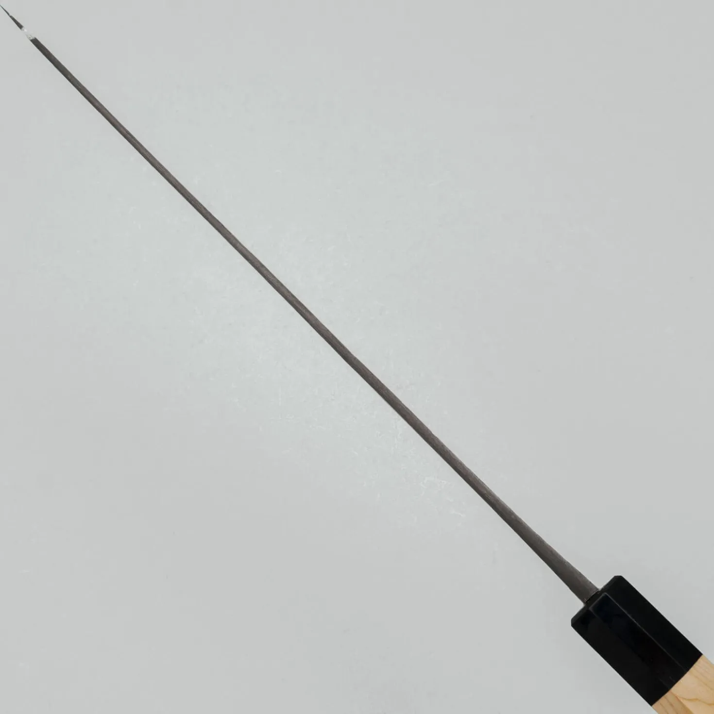 Mutsumi Hinoura Shirogami #2 Kurouchi Damast Aomori Gyuto 24 cm