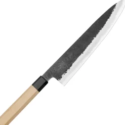Mutsumi Hinoura Shirogami #2 Kurouchi Damast Aomori Gyuto 24 cm