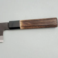 Mutsumi Hinoura Shirogami Kurouchi Santoku 18 cm