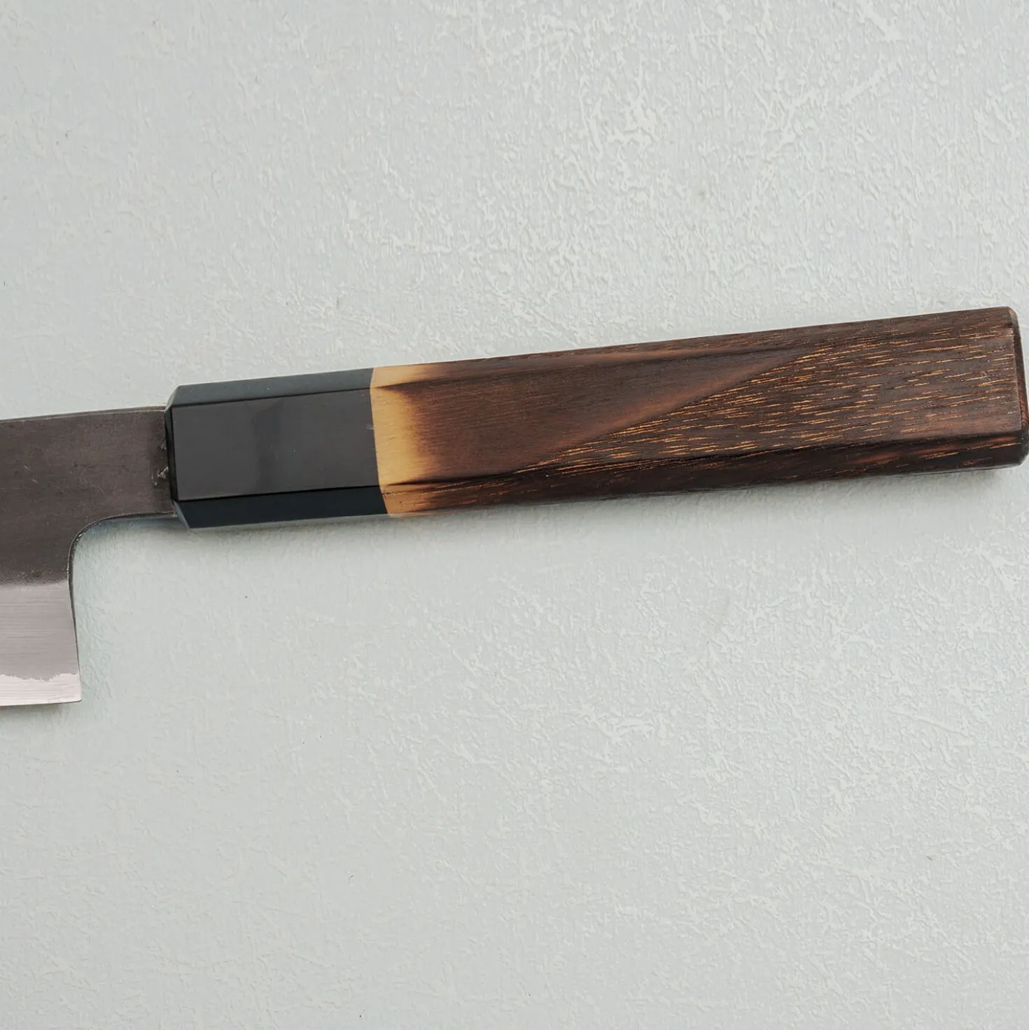 Mutsumi Hinoura Shirogami Kurouchi Petty 15 cm