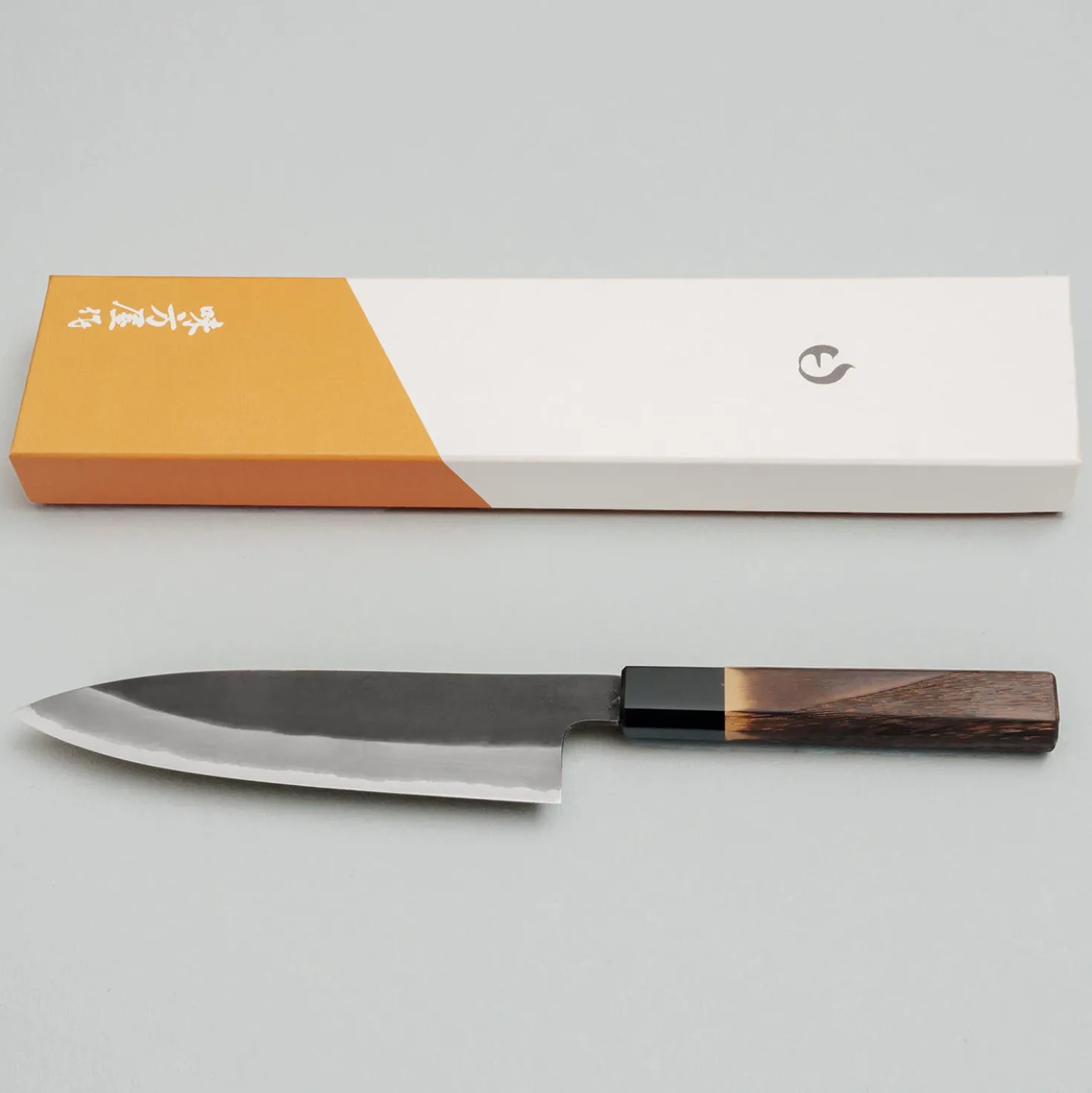 Mutsumi Hinoura Shirogami Kurouchi Petty 15 cm