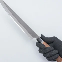 Mutsumi Hinoura Shirogami Kurouchi Sujihiki 27 cm