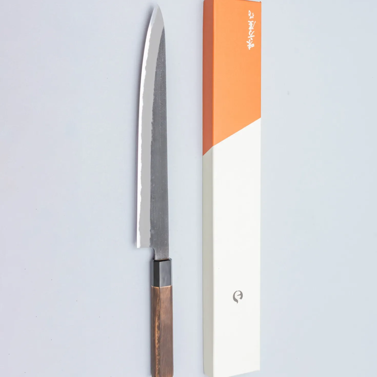 Mutsumi Hinoura Shirogami Kurouchi Sujihiki 27 cm
