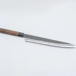 Mutsumi Hinoura Shirogami Kurouchi Sujihiki 27 cm