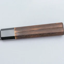 Mutsumi Hinoura Shirogami Kurouchi Santoku 18 cm