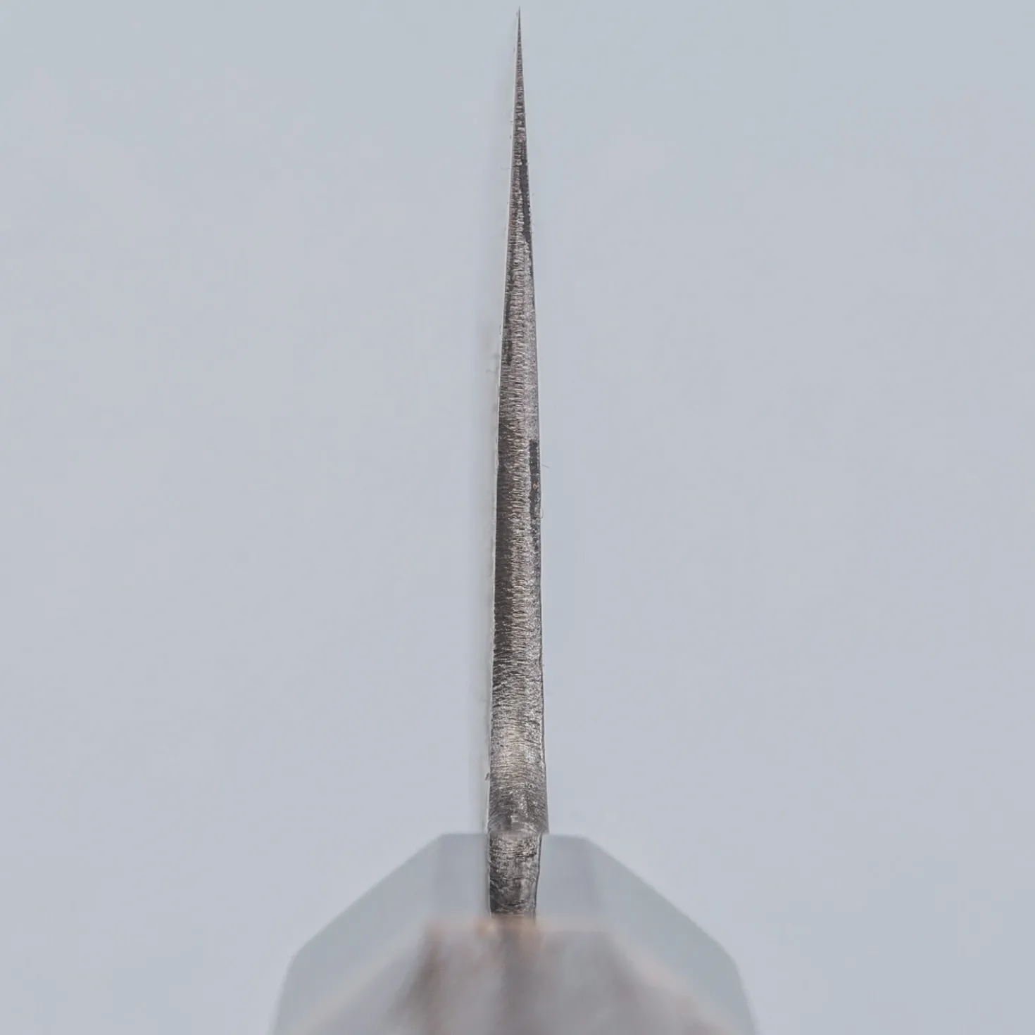 Mutsumi Hinoura Shirogami Kurouchi Nashiji Nakiri 18 cm