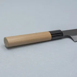 Mutsumi Hinoura Shirogami Kurouchi Magnolia Sujihiki 24 cm