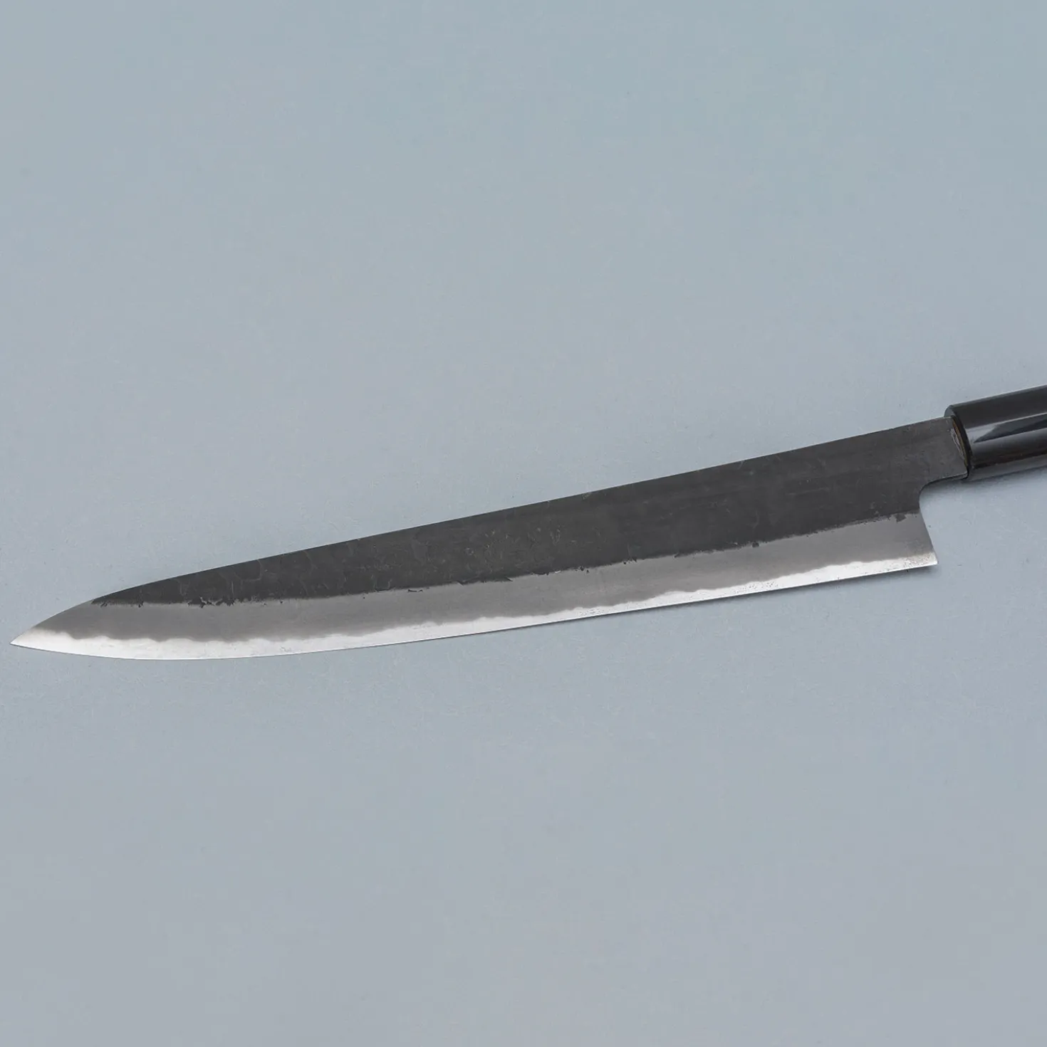 Mutsumi Hinoura Shirogami Kurouchi Magnolia Sujihiki 24 cm
