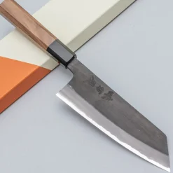 Mutsumi Hinoura Shirogami #2 Kurouchi Bunka 16.5 cm