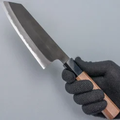 Mutsumi Hinoura Shirogami #2 Kurouchi Bunka 16.5 cm