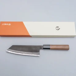 Mutsumi Hinoura Shirogami #2 Kurouchi Bunka 16.5 cm