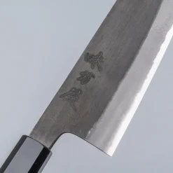Mutsumi Hinoura Shirogami #2 Kurouchi Bunka 16.5 cm