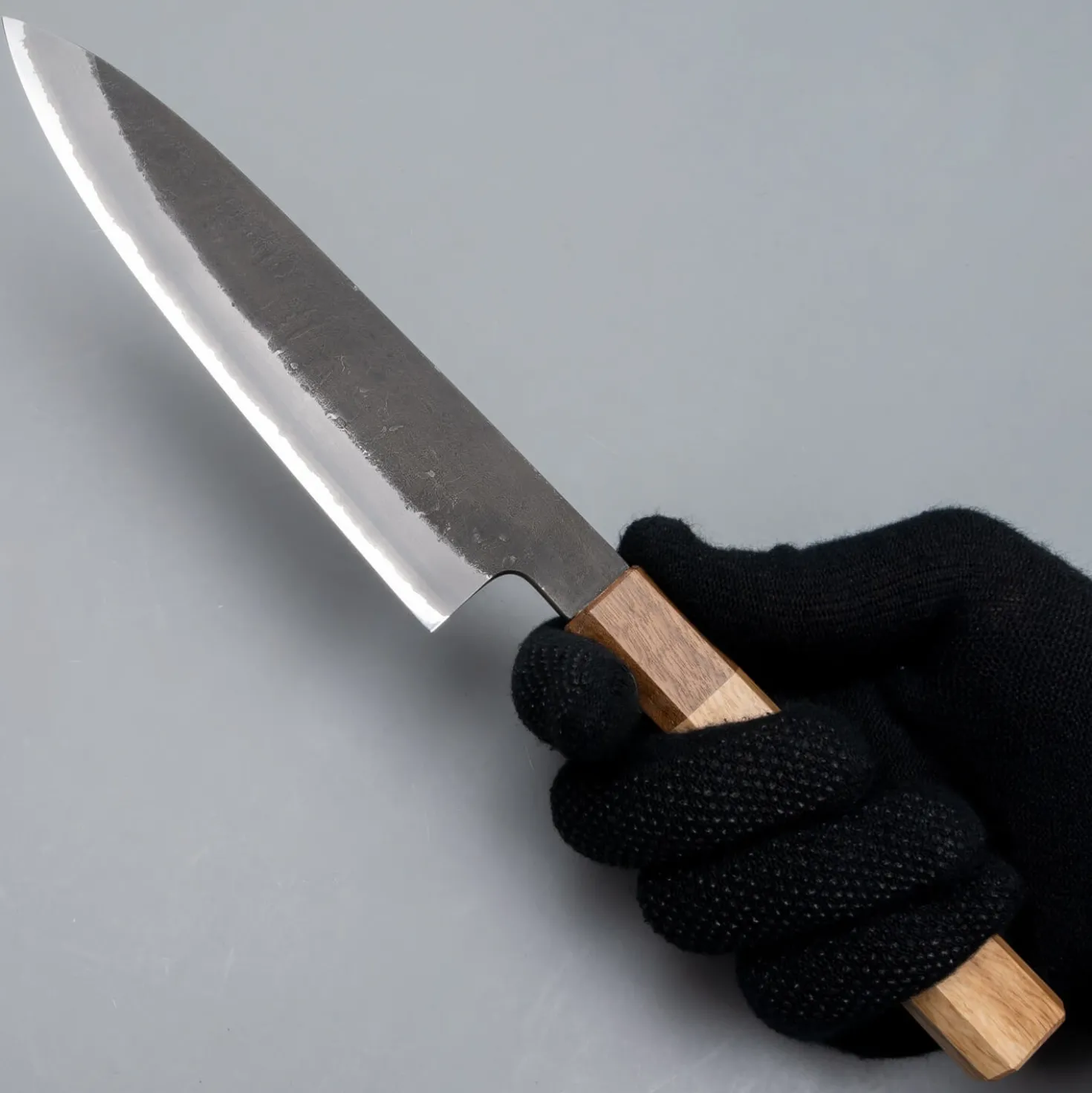Mutsumi Hinoura Shirogami Nashiji Petty 15 cm