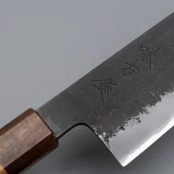 Mutsumi Hinoura Shirogami Nashiji Santoku 16.5 cm