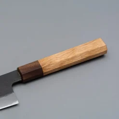 Mutsumi Hinoura Shirogami Nashiji Santoku 16.5 cm