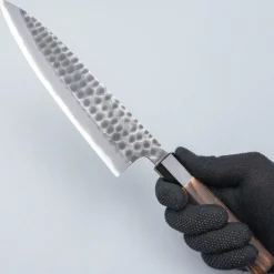 Mutsumi Hinoura Shirogami Tsuchime Gyuto 21 cm