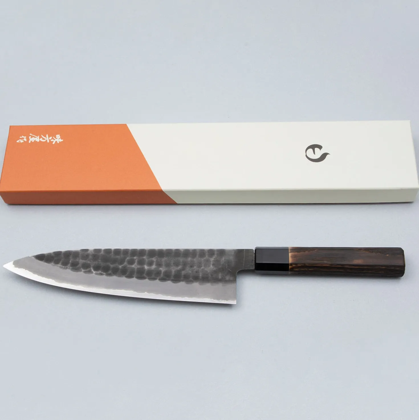 Mutsumi Hinoura Shirogami Tsuchime Gyuto 21 cm