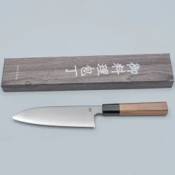 Myojin Riki Seisakusho SG2 Walnut Santoku