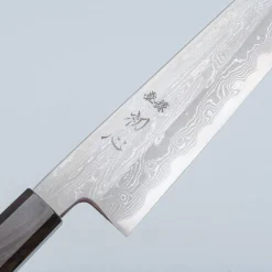 Nakagawa Satoshi Aogami Damast Ebony Kiritsuke 21 cm