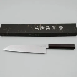 Nakagawa Satoshi Aogami #1 Damast Custom Kiritsuke 24 cm