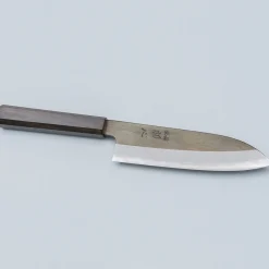 Nakagawa Satoshi Aogami #1 Damast Kurouchi Santoku