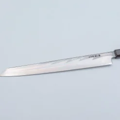 Nakagawa Satoshi Aogami Damast Ebony Kiritsuke Yanagiba 30 cm