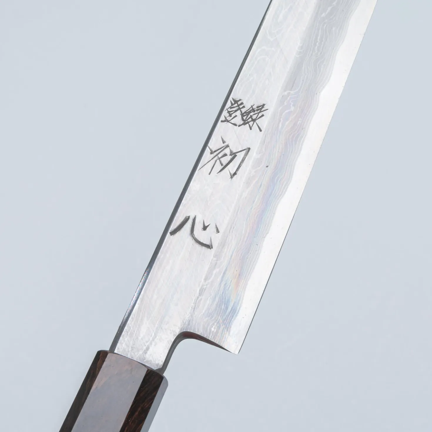Nakagawa Satoshi Aogami Damast Ebony Kiritsuke Yanagiba 30 cm