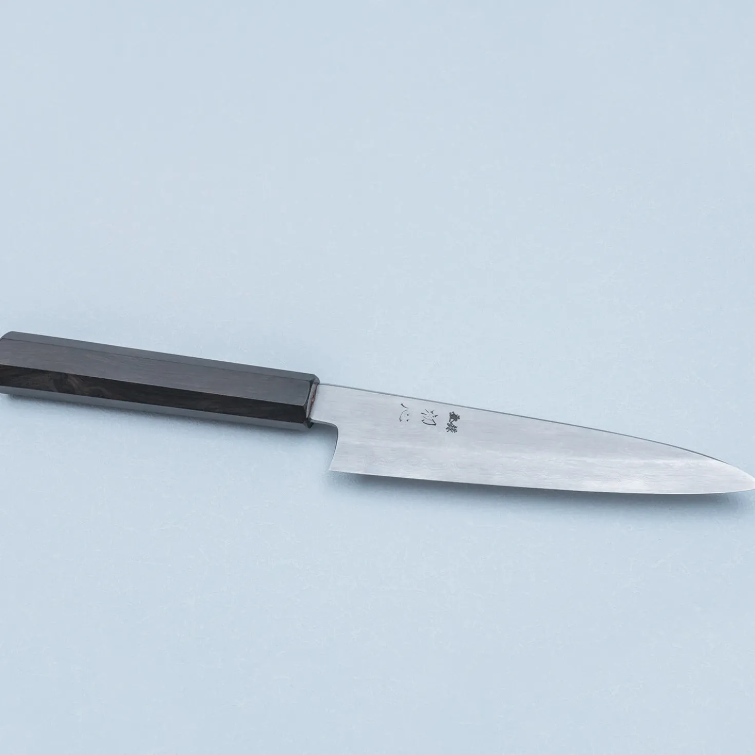 Nakagawa Satoshi Aogami #1 Damast Ebony Petty 15 cm