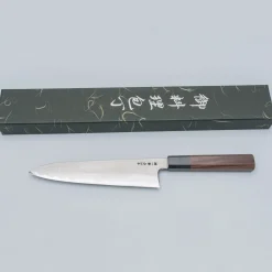 Nakagawa Satoshi Aogami #1 Damast Walnut Gyuto 21 cm