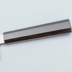 Nakagawa Satoshi Aogami Damast Ebony Kiritsuke 24 cm
