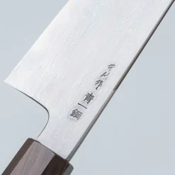 Nakagawa Satoshi Aogami #1 Damast Ebony Gyuto 24 cm