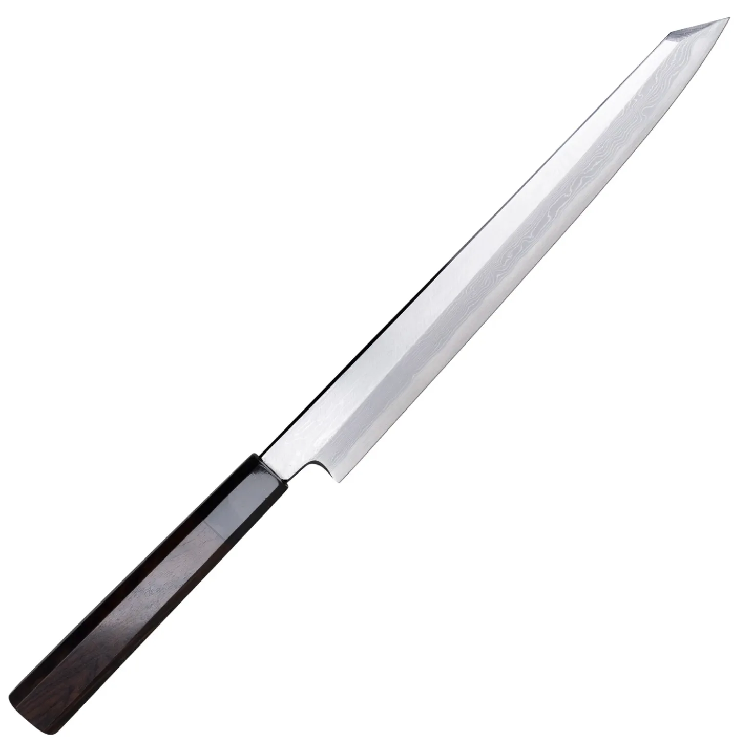 Nakagawa Satoshi Aogami Damast Kiritsuke Yanagiba 27 cm