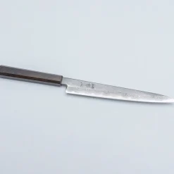 Nakagawa Satoshi Aogami Damast Ebony Sujihiki 24 cm