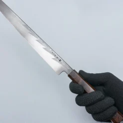 Nakagawa Satoshi Aogami Damast Ebony Sakimaru 27 cm