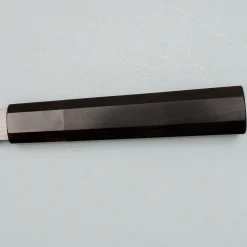 Nakagawa Satoshi Aogami Etched Damast Ebony Horn Kiritsuke 23 cm