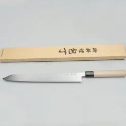Nakagawa Satoshi Shiro #1 Honyaki Water Quenced Kiritsuke Yanagiba 33 cm
