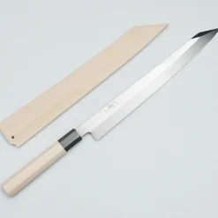 Nakagawa Satoshi Shiro #1 Honyaki Water Quenced Kiritsuke Yanagiba 27 cm