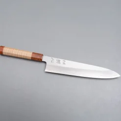 Nakagawa Satoshi Silver 3 Maplewood Orange Gyuto 21 cm